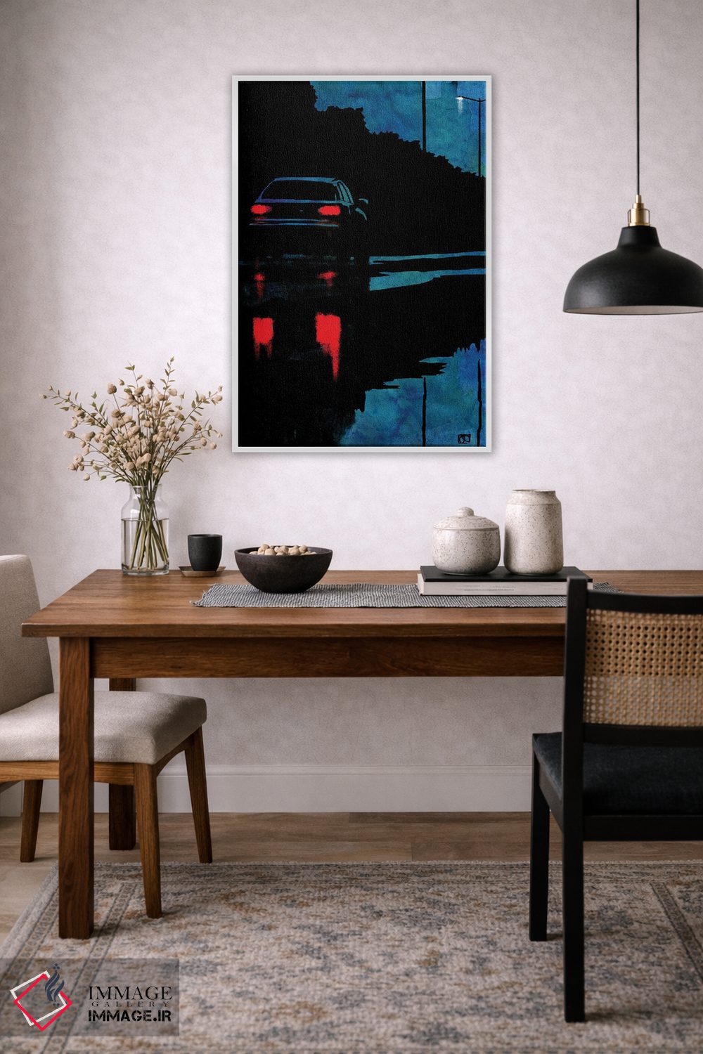 تابلو مینیمال انتظار ۴ اثر جوزپه کریستیانو - D4W