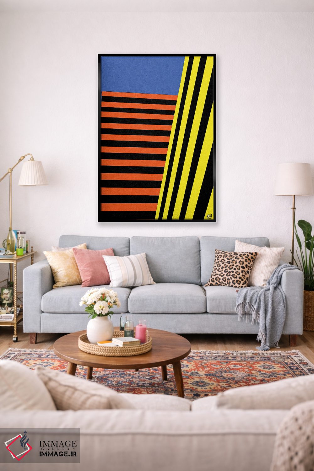 تابلو دکوراتیو میامی ۸ اثر جوزپه کریستیانو - D2B