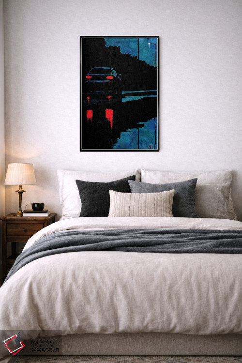 تابلو مینیمال انتظار ۴ اثر جوزپه کریستیانو - D6B