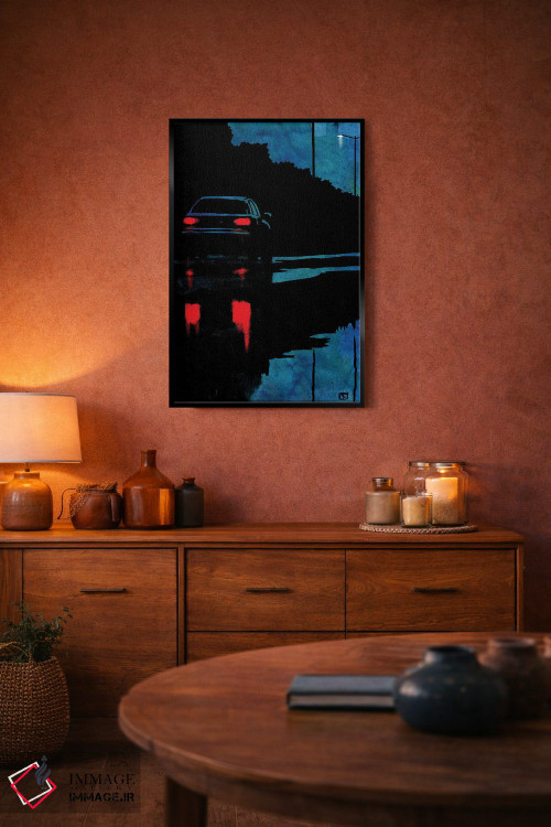 تابلو مینیمال انتظار ۴ اثر جوزپه کریستیانو - D5B