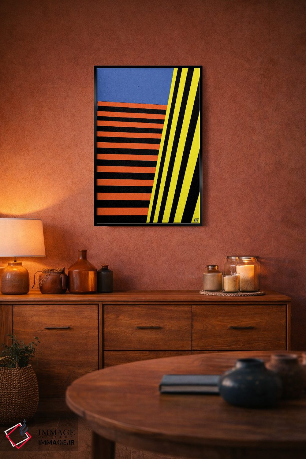 تابلو دکوراتیو میامی ۸ اثر جوزپه کریستیانو - D5B