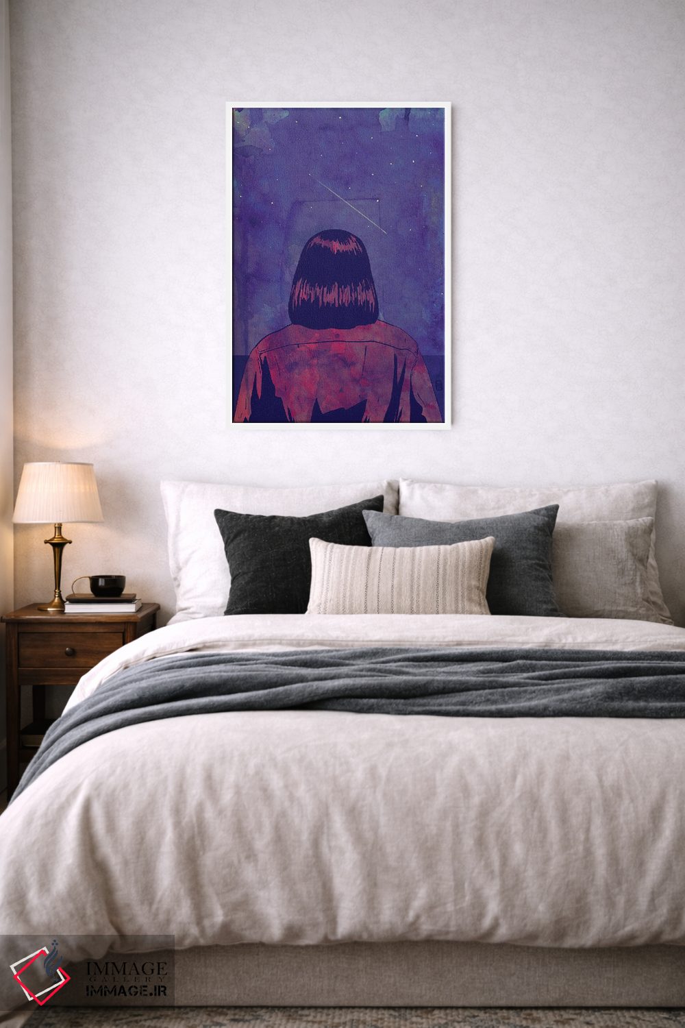 تابلو مینیمال ستاره در حال سقوط اثر جوزپه کریستیانو - D5W