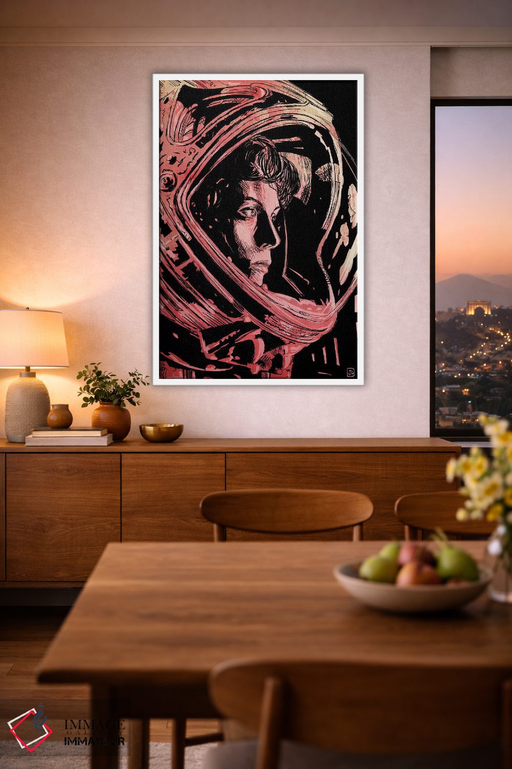 تابلو دکوراتیو بیگانگان اثر جوزپه کریستیانو - D1W