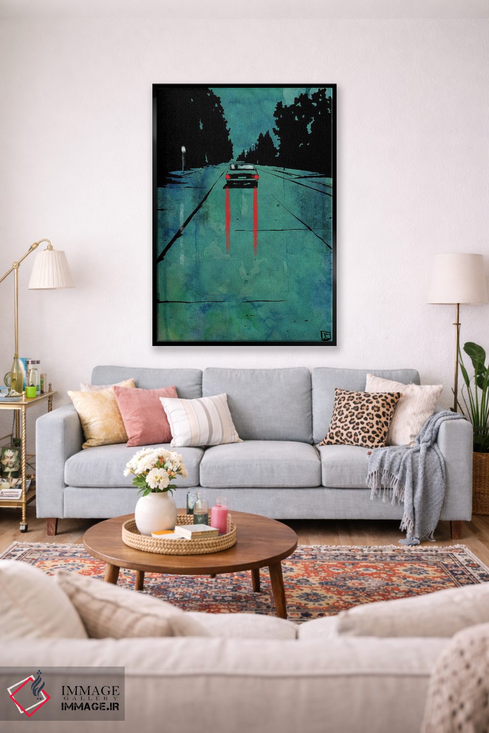 تابلو مینیمال در حال رفتن اثر جوزپه کریستیانو - D2B