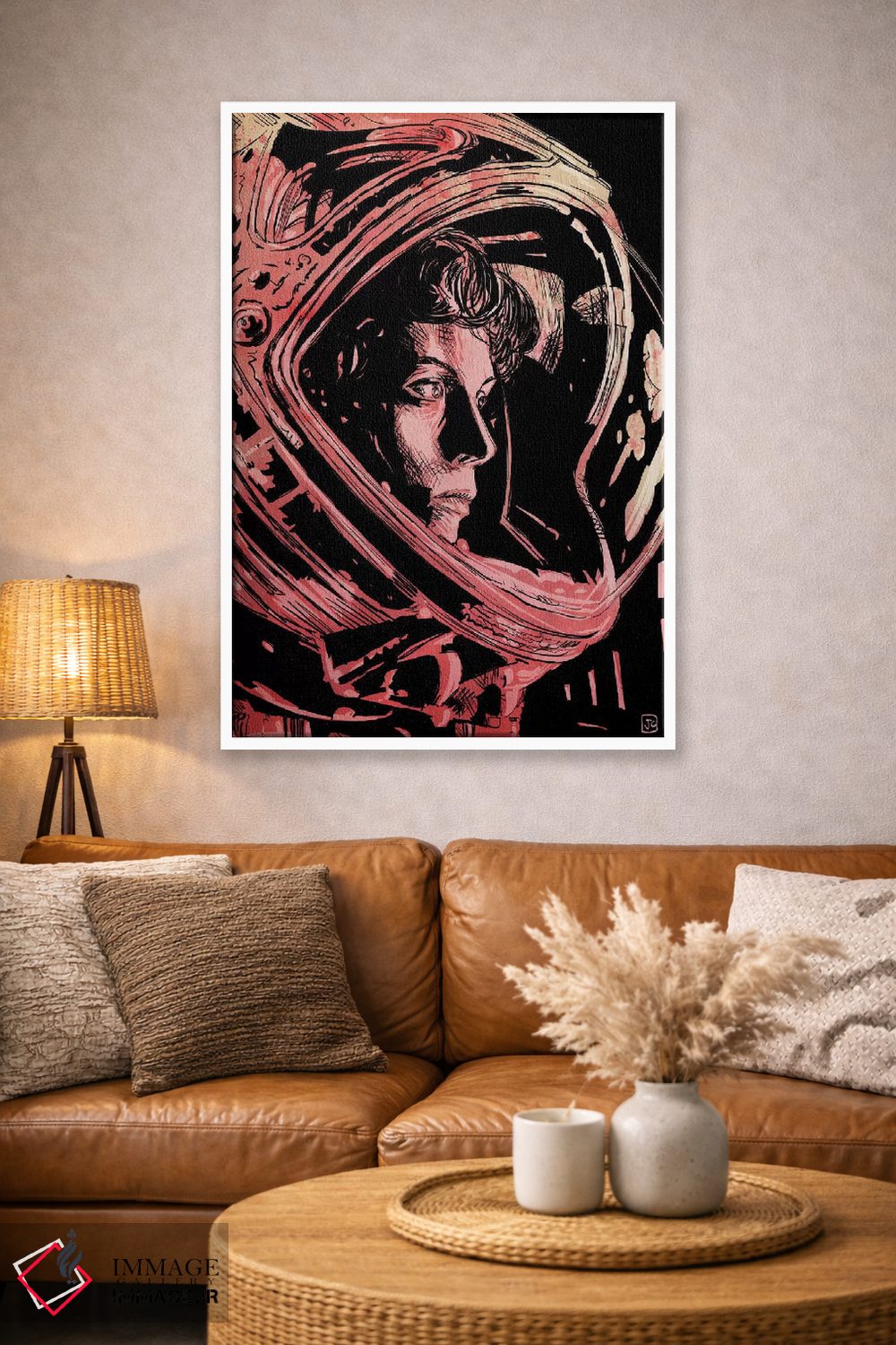 تابلو دکوراتیو بیگانگان اثر جوزپه کریستیانو - D3W