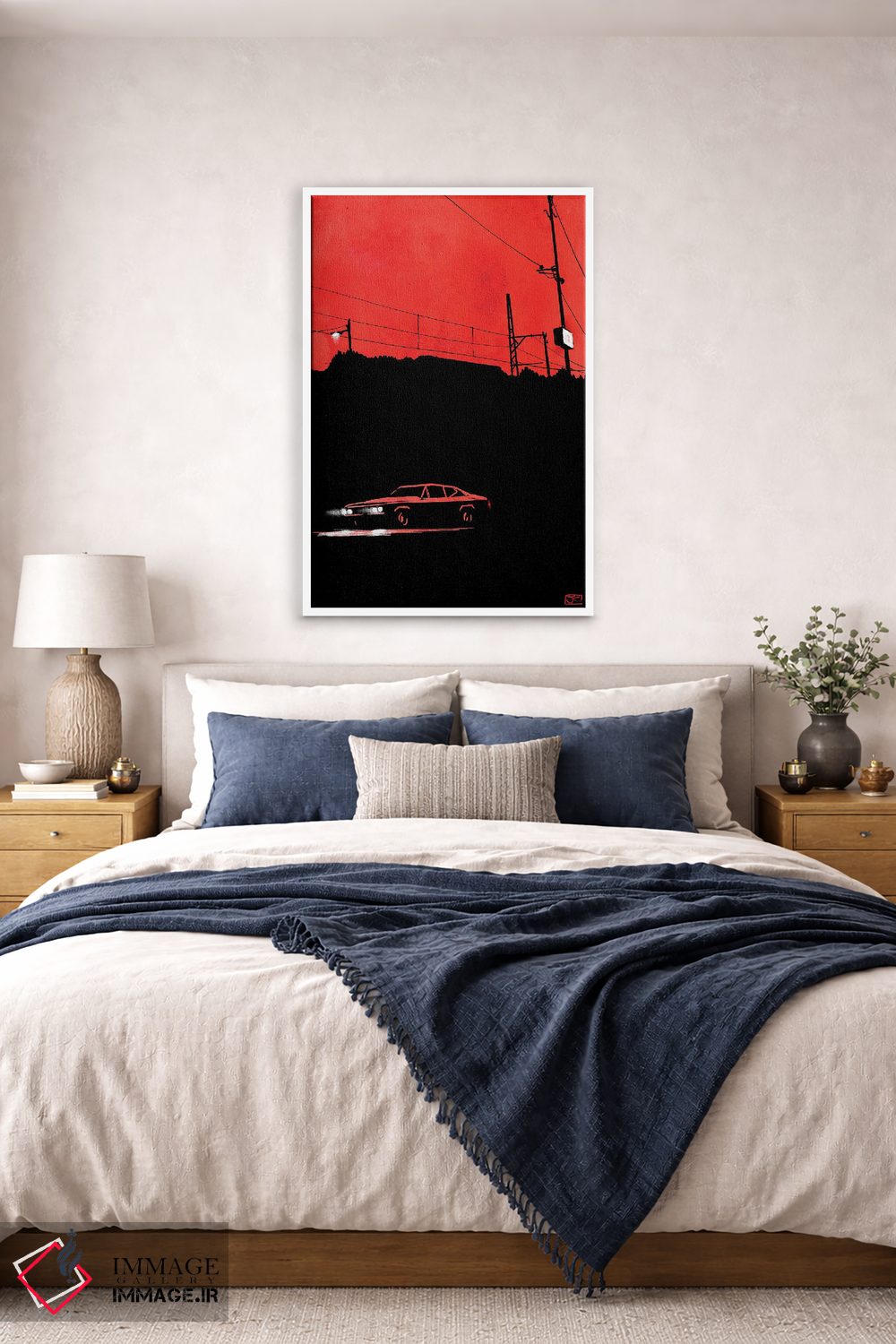 تابلو مینیمال انتظار ۶ اثر جوزپه کریستیانو - D5W