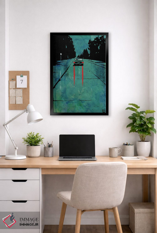 تابلو مینیمال در حال رفتن اثر جوزپه کریستیانو - D6B