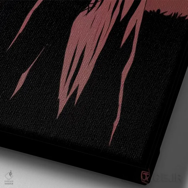 تابلو دکوراتیو جمجمه اثر جوزپه کریستیانو - نمای نزدیک بافت بوم