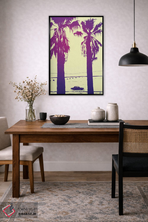 تابلو دکوراتیو نخل ها اثر جوزپه کریستیانو - D4B