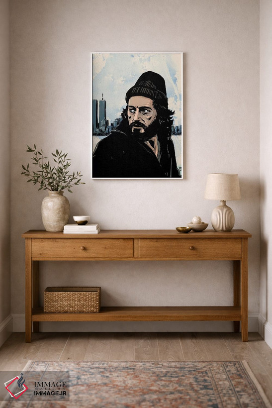 تابلو دکوراتیو سرپیکو: فرانک سرپیکو اثر جوزپه کریستیانو - D1W