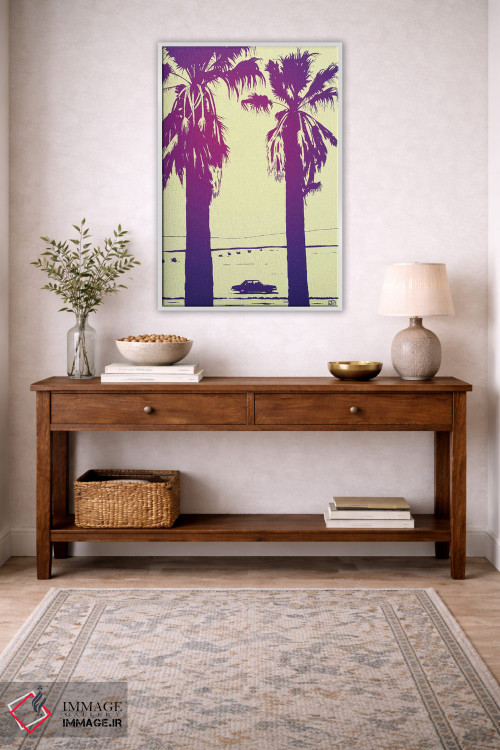 تابلو دکوراتیو نخل ها اثر جوزپه کریستیانو - D3W