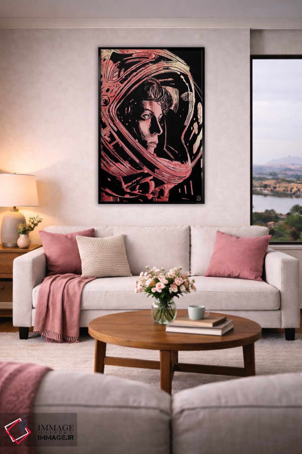 تابلو دکوراتیو بیگانگان اثر جوزپه کریستیانو - D6B