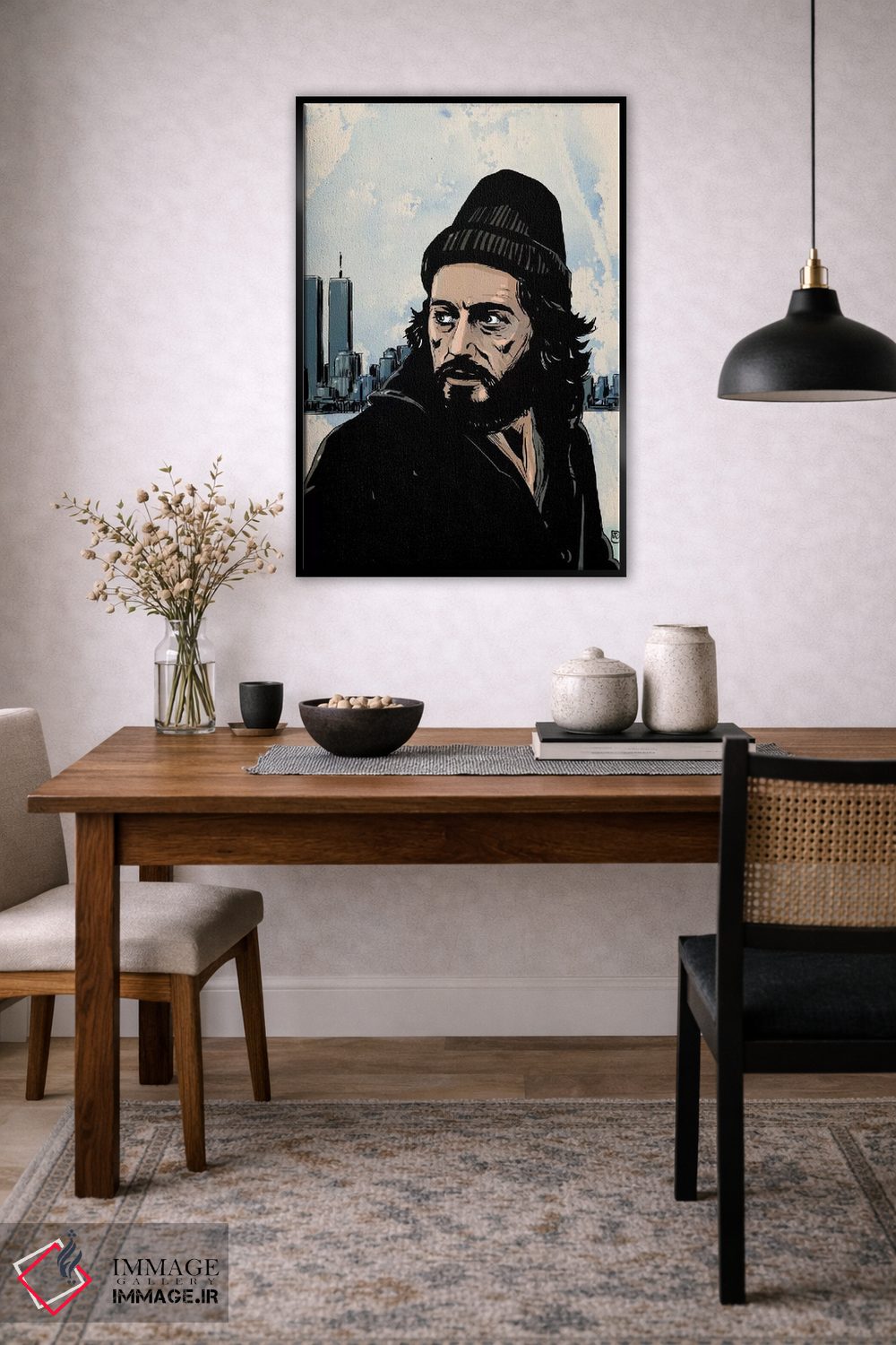 تابلو دکوراتیو سرپیکو: فرانک سرپیکو اثر جوزپه کریستیانو - D5B