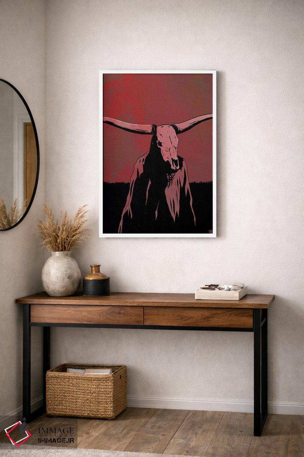 تابلو دکوراتیو جمجمه اثر جوزپه کریستیانو - D2W