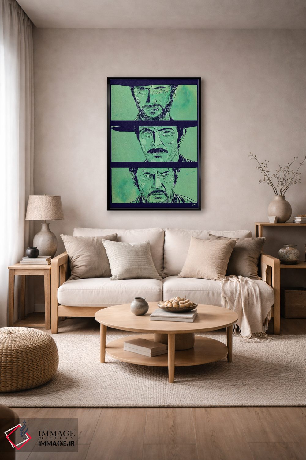 تابلو دکوراتیو the Bad and the Ugly,خوب، بد و زشت اثر جوزپه کریستیانو - D5B