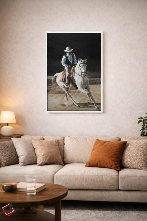 تابلو دکوراتیو کابوی اثر جیمز کوتز - D3W