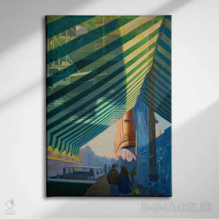 تابلو دکوراتیو آلیس در ناتینگ هاربر اثر جف کارپنتر - نمای روبهرو روی دیوار