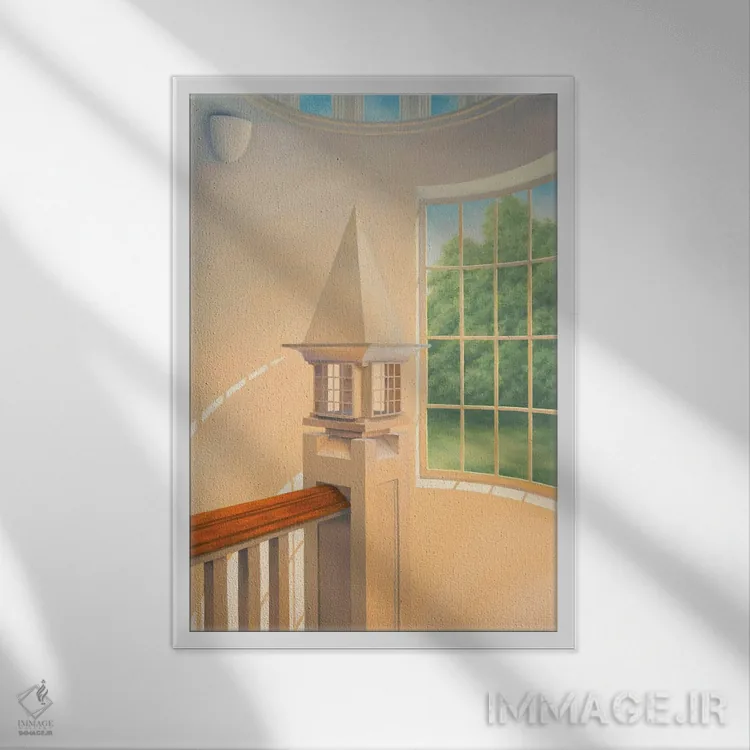 تابلو دکوراتیو تو همیشه بازمی گردی اثر جف کارپنتر - نمای قابدار سفید