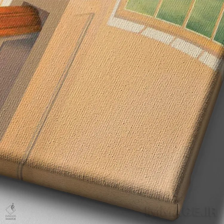 تابلو دکوراتیو تو همیشه بازمی گردی اثر جف کارپنتر - نمای نزدیک بافت بوم