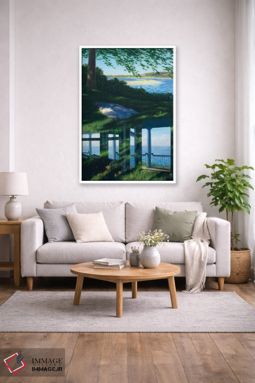 تابلو دکوراتیو استخر ساحلی هی هاربر اثر جف کارپنتر - D1W