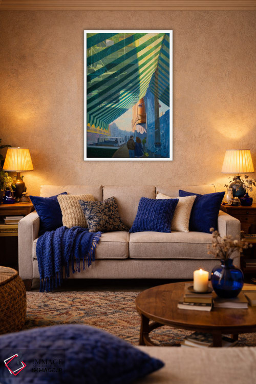 تابلو دکوراتیو آلیس در ناتینگ هاربر اثر جف کارپنتر - D2W