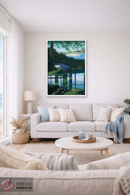 تابلو دکوراتیو استخر ساحلی هی هاربر اثر جف کارپنتر - D2W