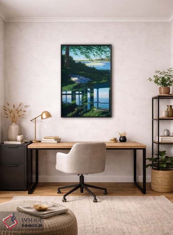 تابلو دکوراتیو استخر ساحلی هی هاربر اثر جف کارپنتر - D4B