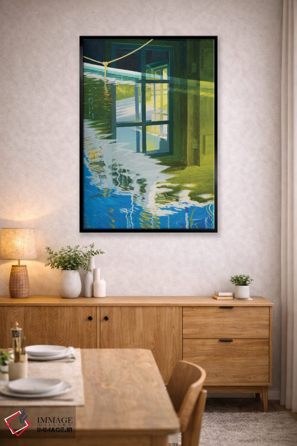 تابلو دکوراتیو تابستان ال اثر جف کارپنتر - D5B