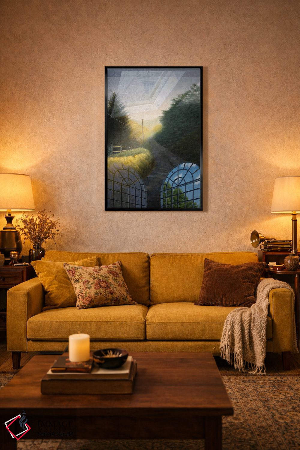 تابلو دکوراتیو نورهای تابستانی پرشور اثر جف کارپنتر - D3B