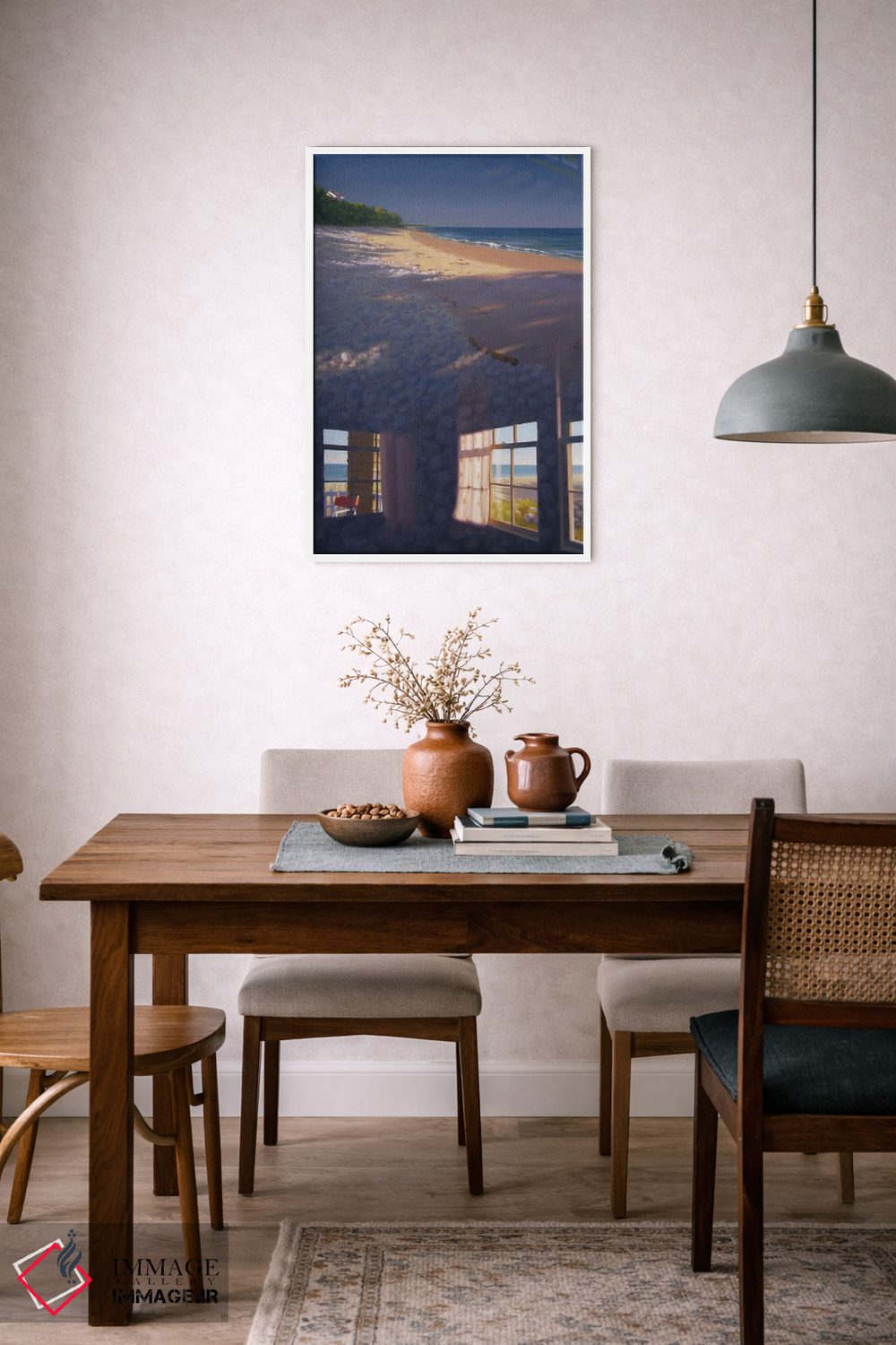 تابلو دکوراتیو ایزابلا مشغول ورد خواندن اثر جف کارپنتر - D5W