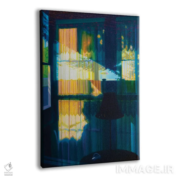 تابلو دکوراتیو طبیعت بی جان در پنجره روسپی خانه اثر جف کارپنتر - نمای پرسپکتیو محصول