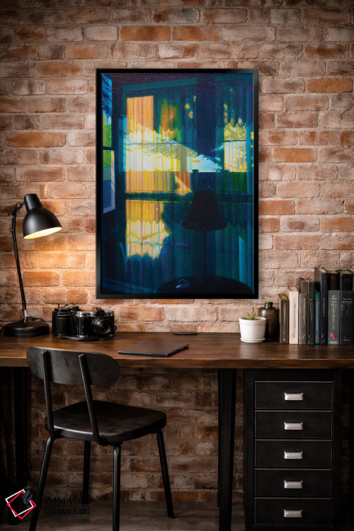 تابلو دکوراتیو طبیعت بی جان در پنجره روسپی خانه اثر جف کارپنتر - D4B