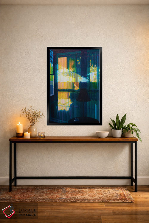 تابلو دکوراتیو طبیعت بی جان در پنجره روسپی خانه اثر جف کارپنتر - D5B