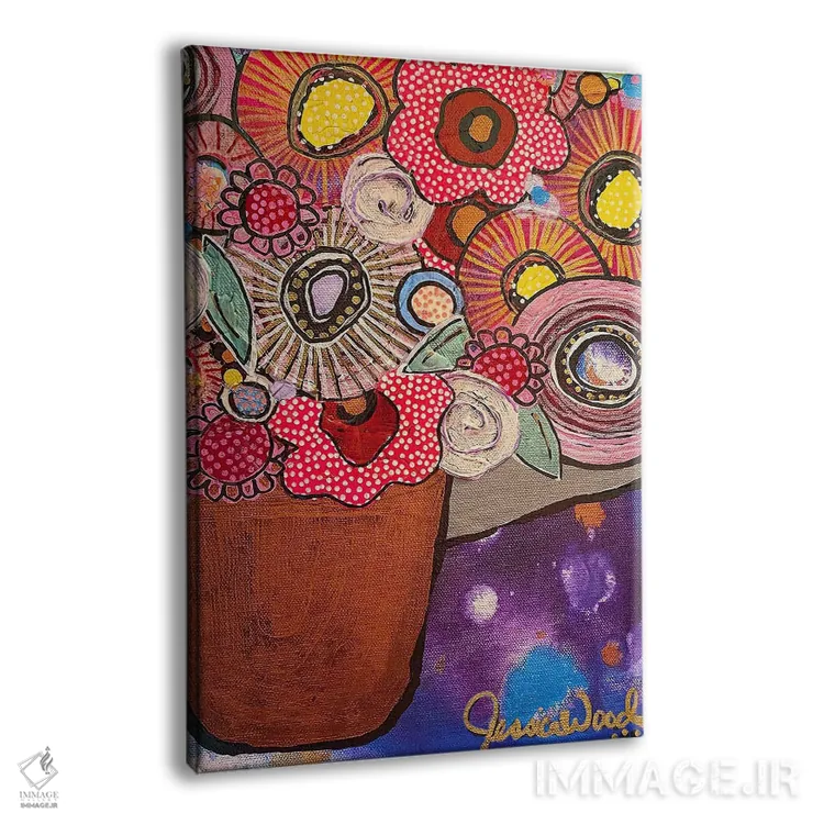 تابلو دکوراتیو بازی کردن اثر جسیکا وود - نمای پرسپکتیو محصول