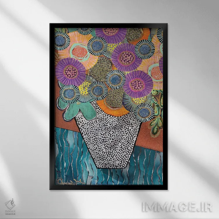 تابلو دکوراتیو مرا به دریا ببر اثر جسیکا وود - نمای قابدار مشکی