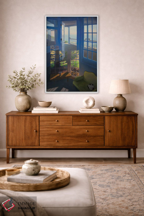 تابلو دکوراتیو گربه پیتر اثر جف کارپنتر - D2W