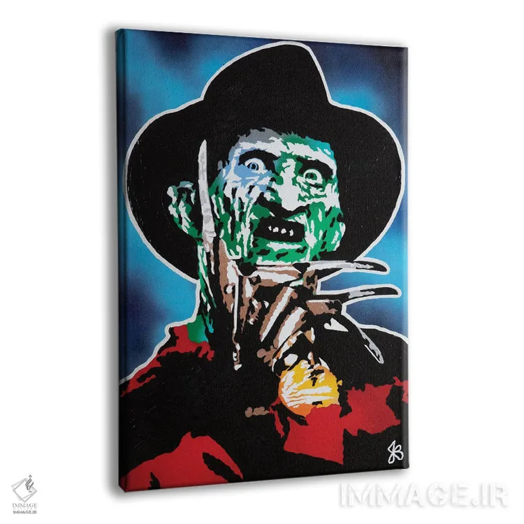 تابلو دکوراتیو کابوس ها اثر جرد بومن - نمای پرسپکتیو محصول