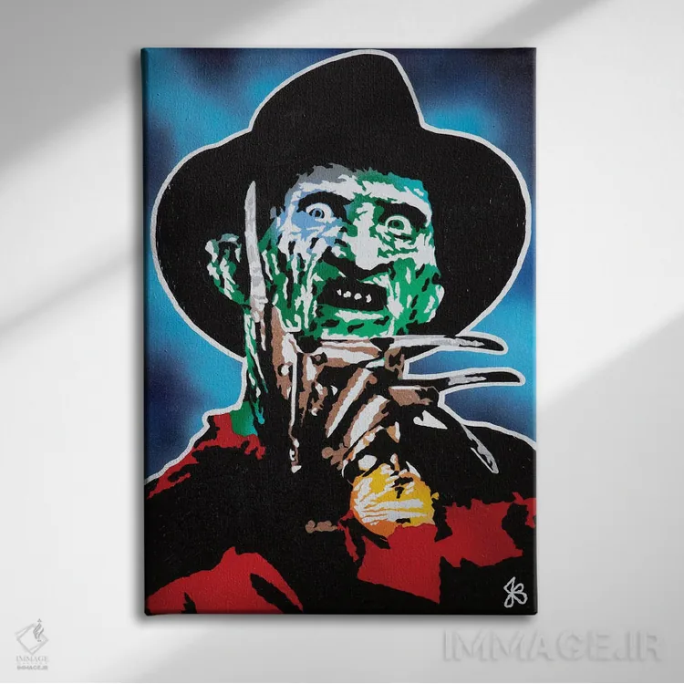 تابلو دکوراتیو کابوس ها اثر جرد بومن - نمای روبهرو روی دیوار