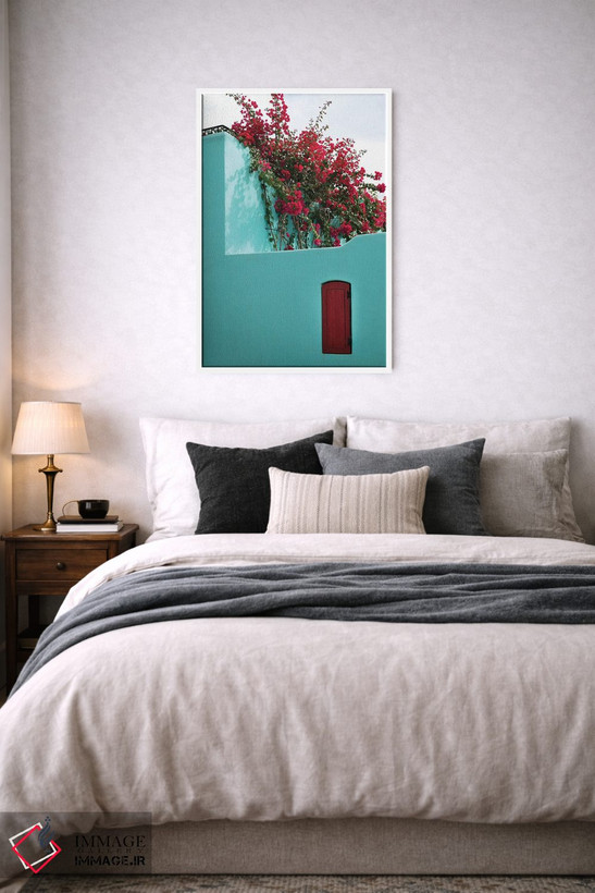تابلو دکوراتیو Baja California Sur. Loreto Bay, Colorful Home And Climbin… اثر جنل دیویدسون - D6W