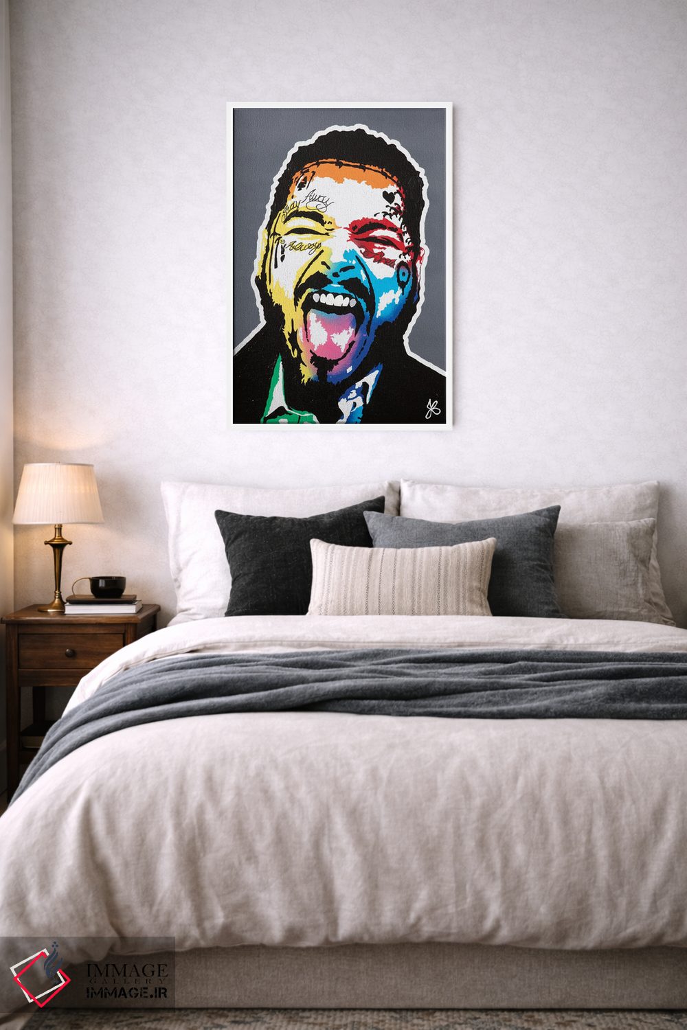 تابلو دکوراتیو لبخند میلیون دلاری اثر جرد بومن - D5W