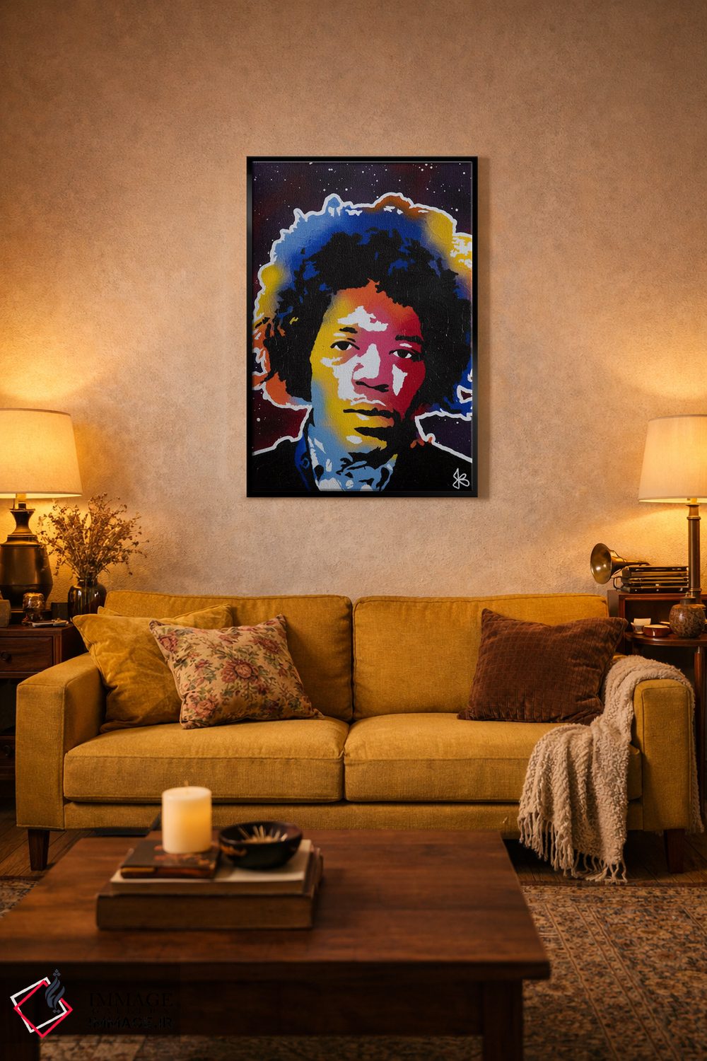 تابلو دکوراتیو بوسیدن آسمان اثر جرد بومن - D4B