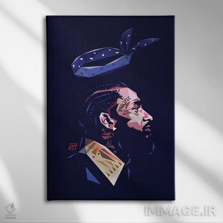 تابلو دکوراتیو ال ال نیپسی اثر مایکل جرماین داوتی - نمای روبهرو روی دیوار