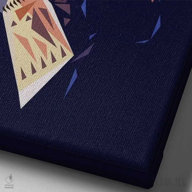 تابلو دکوراتیو ال ال نیپسی اثر مایکل جرماین داوتی - نمای نزدیک بافت بوم