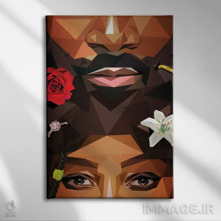 تابلو دکوراتیو اتحاد اثر مایکل جرماین داوتی - نمای روبهرو روی دیوار