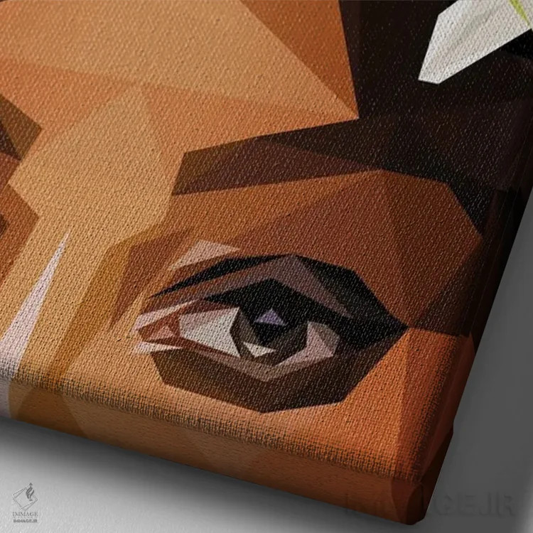 تابلو دکوراتیو اتحاد اثر مایکل جرماین داوتی - نمای نزدیک بافت بوم