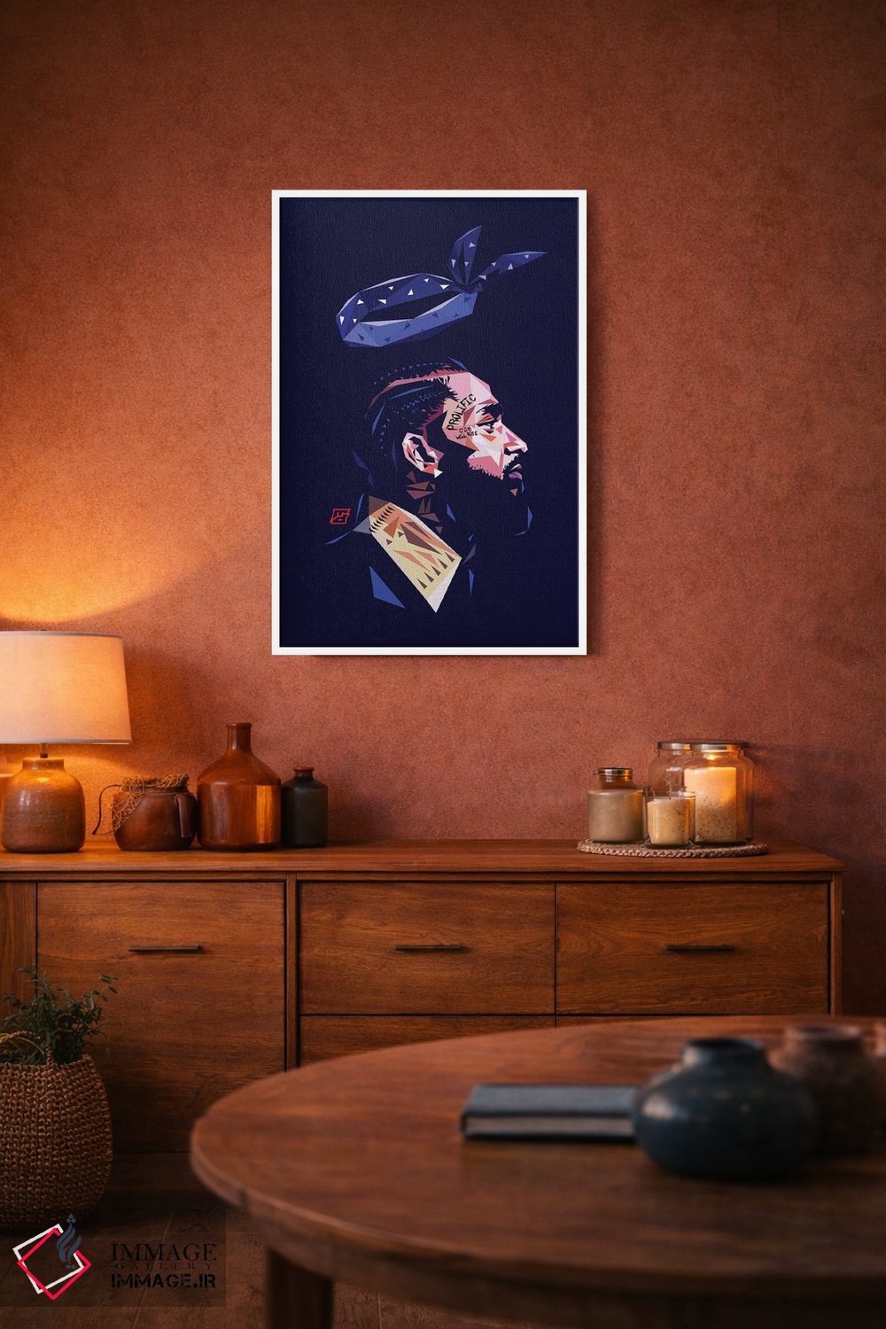 تابلو دکوراتیو ال ال نیپسی اثر مایکل جرماین داوتی - D5W