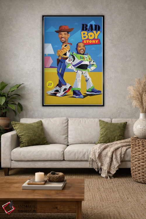 تابلو دکوراتیو داستان پسر بد اثر مایکل جرماین داوتی - D1B