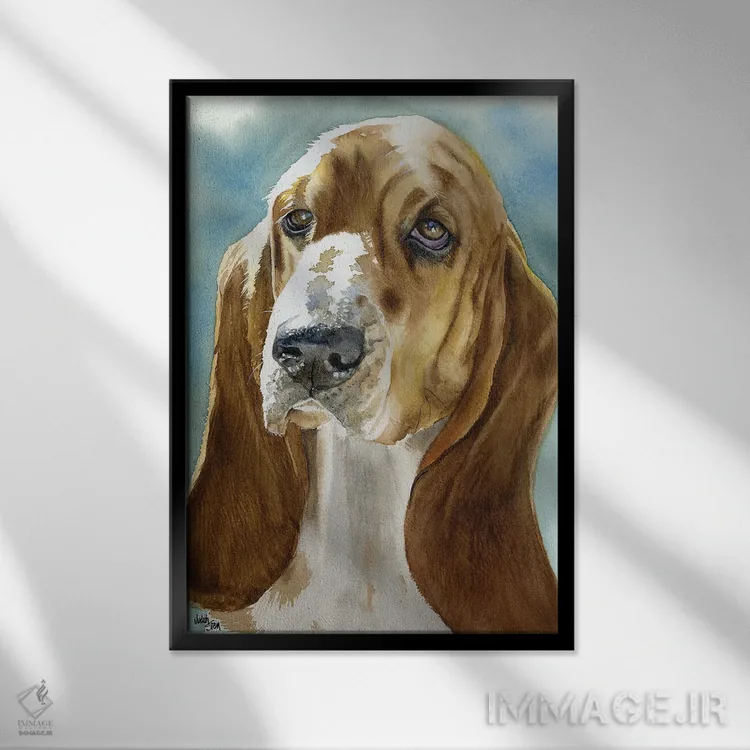 تابلو دکوراتیو کم پیدا اثر جودیت استاین - نمای قابدار مشکی