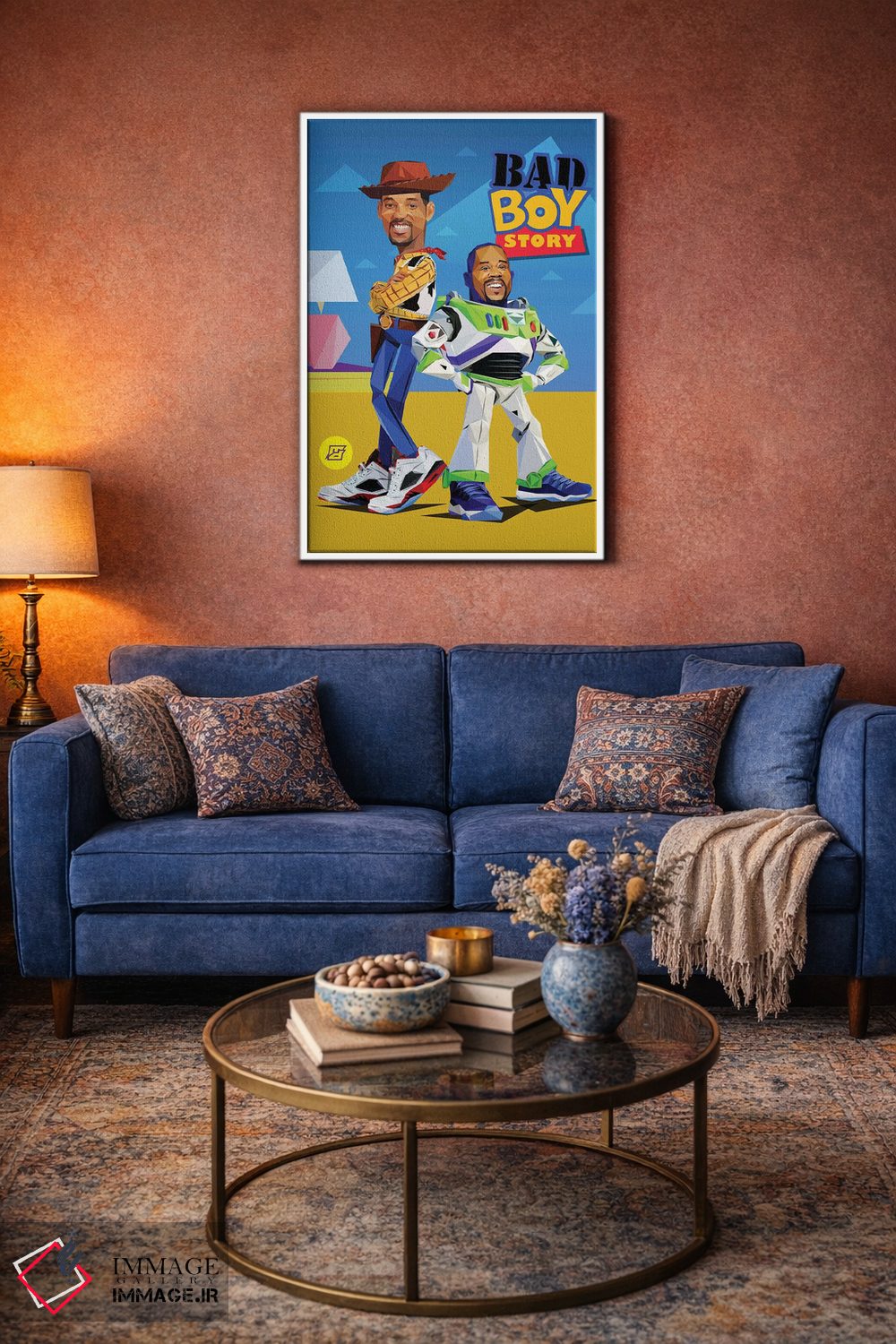 تابلو دکوراتیو داستان پسر بد اثر مایکل جرماین داوتی - D3W