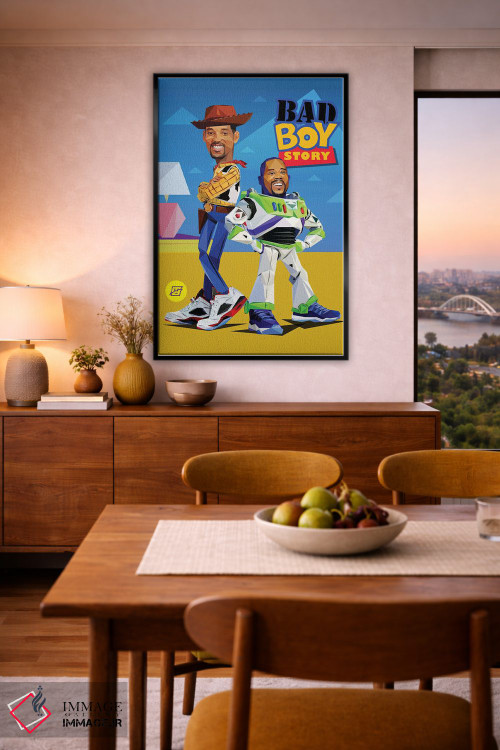 تابلو دکوراتیو داستان پسر بد اثر مایکل جرماین داوتی - D6B